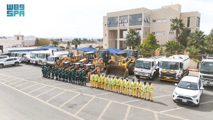  أمانة الباحة تُكثِّف جهودها الميدانية للتعامل مع الحالة المطرية التي تشهدها المنطقة